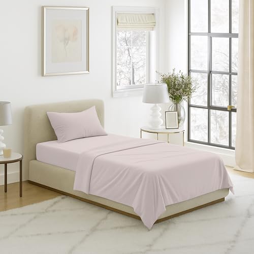 Brushed Microfiber Sheet Set- 3 Piece Bed Linens-Fitted & Flat Sheets, Plus A Pillowcase-Wrinkle, Stain & Fade Resistant by Lavish Home (Twin, Beige) Lavish Home