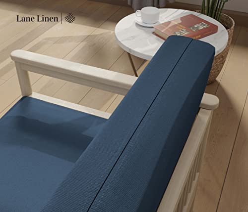 LANE LINEN Futon Covers Full Size, 100% Cotton Slipcovers, Full Size Mattress Cover for Futon Sofa Bed, Foldable Armless Sofa Cover, Zippered Couch Cover - Bluestone LANE LINEN