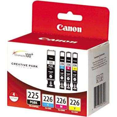 Canon PGI225/CLI226 Color Multi Pack Compatible to iP4820, MG5220, MG5120, MG6120, MG8120, MX882, iX6520, iP4920, MG5320, MG6220, MG8220, MX892 Canon