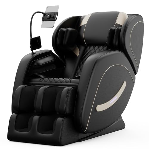 2026 Massage Chair Full Body, Zero Gravity Massage Chair with Auto Modes, Airbag Massage, 6 Fix Point Rollers, Foot Massage, Heating, Touch Screen Controller, Home Relaxation Recliner with Massage Msutree