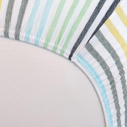 HonestBaby Unisex-Baby Fitted Crib Sheets Set Standard Mattress, 100% Organic Cotton Baby Boys, Girls, Neutral, 1 Pack - Dark Navy, One Size HonestBaby