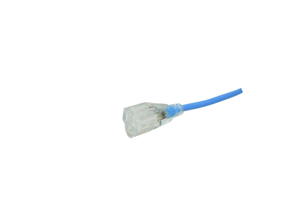 Southwire Coldflex Light Duty Extension Cord, 100Ft, 16 Gauge, 3 Conductor, Cold Weather Cord, Blue, 2436 Southwire