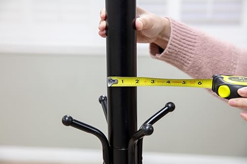 Frenchi Home Furnishing CR002 Coat Rack, 12 Hook, Black Frenchi Furniture