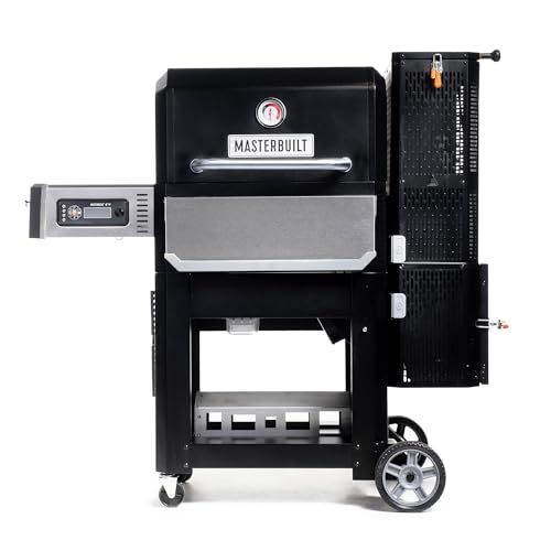 Masterbuilt® Gravity Series® 800 Digital Charcoal Grill, Griddle and Smoker with Digital Control, App Connectivity and 800 Cooking Square Inches in Black, Model MB20040221 Masterbuilt