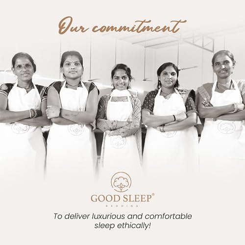 Good Sleep Bedding Twin XL Fitted Sheet - 1000 Thread Count Extra Long Twin XL Sheets, Soft & Breathable with 16" Deep Pocket, 100% Egyptian Cotton - White Good Sleep Bedding