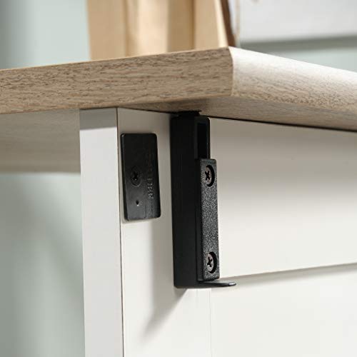 Sauder Miscellaneous Sewing/Craft Cart, L: 39.29" x W: 19.49" x H: 28.54", Soft White finish Sauder