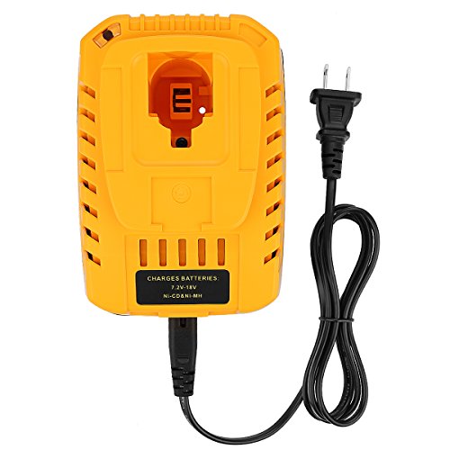 DC9310 Fast Charger Replacement for Dewalt 18V Battery Charger DC9096 DC9098 DC9099 DC9091 DC9071 DE9057 DW9096 DW9094 DW9072 Compatible with Dewalt 7.2V-18V XRP NI-CD NI-MH Battery DONGPUCUN