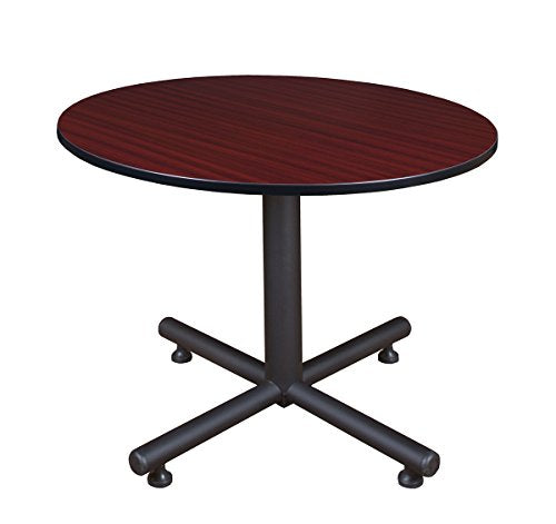 Regency Kobe 48-Inch Round Breakroom Table, Mahogany Regency Seating