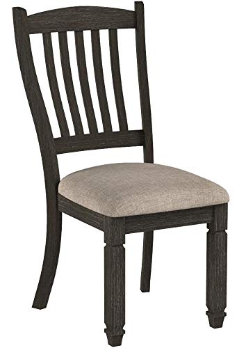 Signature Design by Ashley Tyler Creek 20" Dining Room Upholstered Chair, 2 Count, Antique Black Signature Design by Ashley