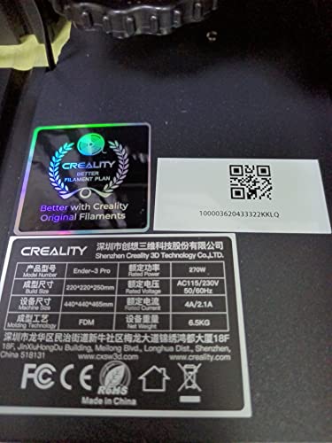 Official Creality Ender 3 Pro 3D Printer with Removable Build Surface Plate and Branded Power Supply, 3D Printers for DIY Home and School Printing Size 8.66x8.66x9.84 inch Comgrow