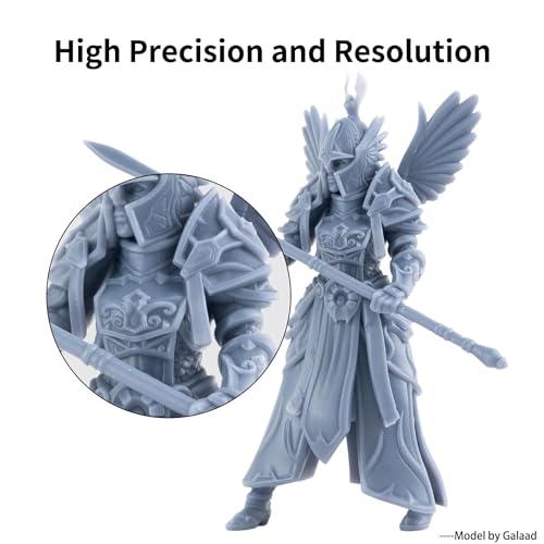 Siraya Tech Tenacious Easy Grey 3D Printer Resin, Easy-to-Print Flexible Resin with High Impact Resistance, Great Resolution, and High Toughness - No Mixing Needed, Perfect for MSLA/DLP/SLA, 2kg Siraya Tech