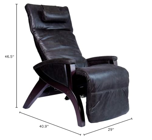 Svago Lite 2 SV210 Dual Power Infinite Position Zero Anti Gravity Recliner Chair with Heat and Air Massage - Black Svago