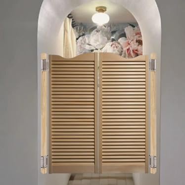Saloon Doors 30/32/36 in Wide, Modern Swinging Half Door for House, Kitchen, Interior Wood Cafe Door with Hardware, Western Style Premade Bar Doors LVYIHAN