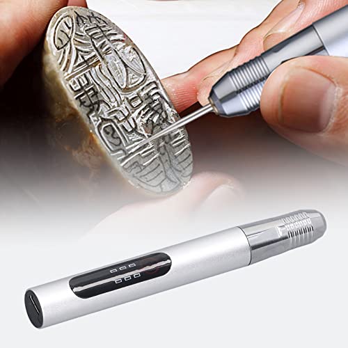 Electric Engraving Pen 10W 3 Speed USB Rechargeable Cordless Etching Engraving Tool FTVOGUE