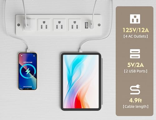 EnHomee Computer Desk with Drawers 66" Reversible Gaming Computer Desk with LED Light & Power Outlets White L Shaped Gaming Desk with Monitor Stand & Shelves Home Office Desks for Gaming Room EnHomee