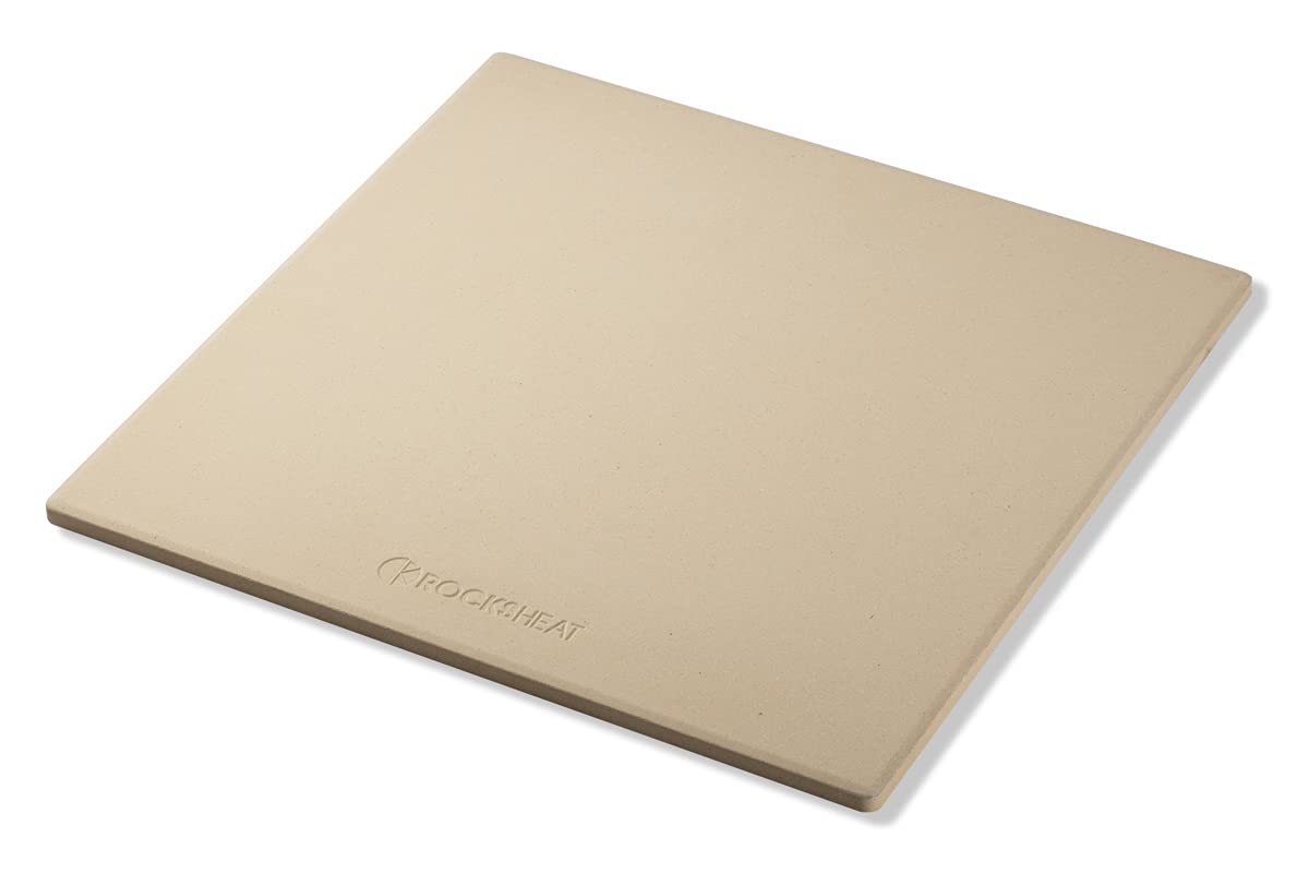 13.2" x 13.2" x 0.4" Square Cordierite Pizza Baking Stone Perfectly Compatible for Ooni Koda & Fyra 12, Uuni Pizza Oven ROCKSHEAT