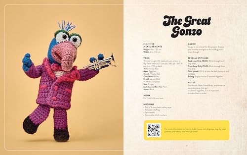 The Muppets Official Crochet Amigurumi: 16 Projects to Create Your Favorite Muppets WoodArtSupply