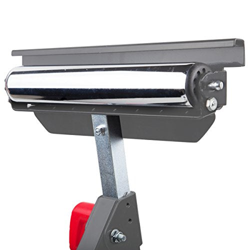 Protocol Equipment 3-in-1 Material Support Roller Stand, Can Convert Between Material Stop, Single Roller, or Multi-Ball Head, Powder-Coated Steel, 150-pound Capacity Steelman