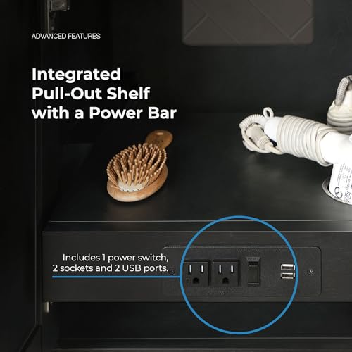 OVE Decors Bailey 60 in. W x 22 in. D x 34.5 in. H Double Sink Bath Vanity in Matte Black Wood with White Engineered Quartz Top OVE Decors