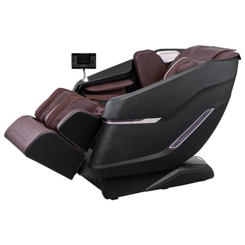 VEVOR Full Body Massage Chair, SL-Track Zero Gravity Massage Recliner, 3D Shiatsu, Body Scan, Heating, Bluetooth Speaker, Airbags for Living Room, Home VEVOR