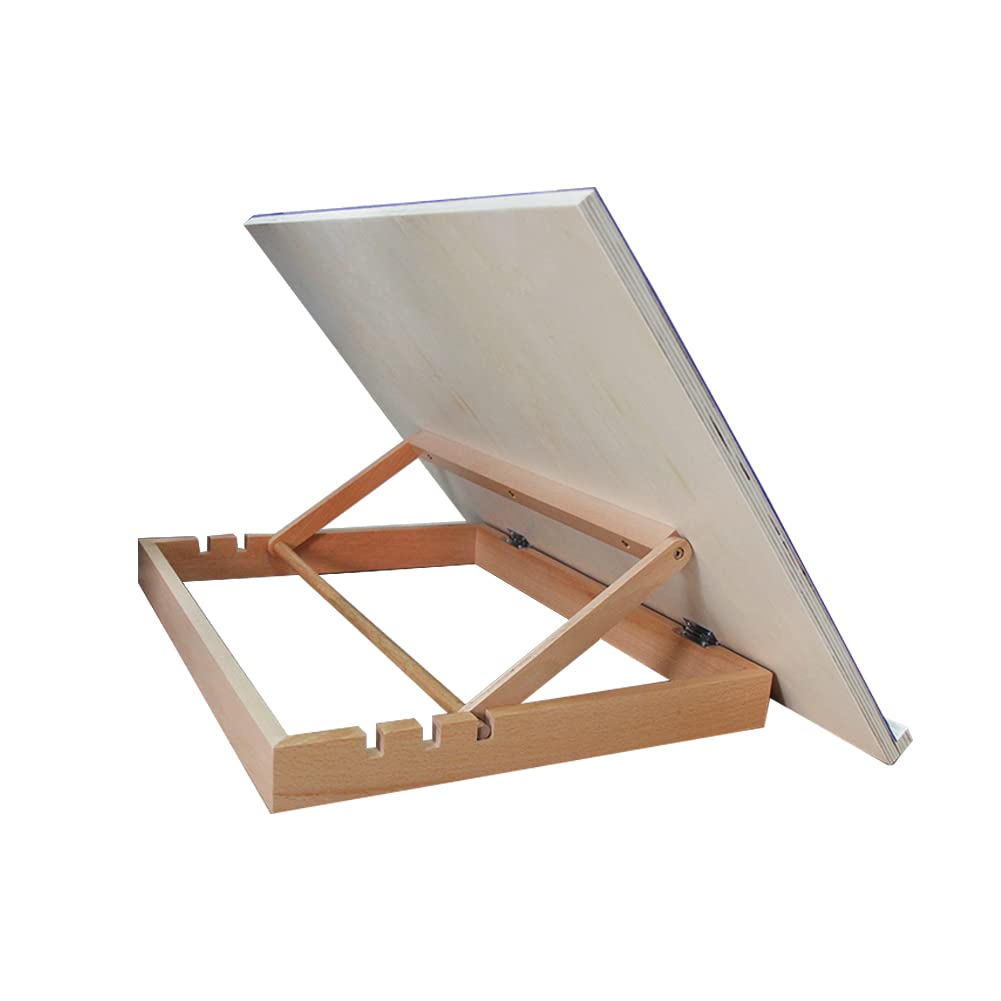 Nautical Beach Decor Adjustable Wooden Puzzle Board Easel, Non-Slip Felt Top Portable Tilting Jigsaw Puzzles Table for Up to 1000 Pieces (21 x 30 Inch) Nautical Beach Decor