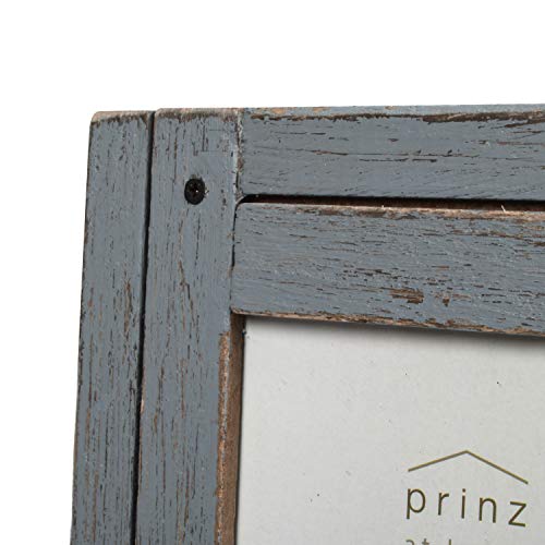 PRINZ Homestead Rustic Wood Frame in Distressed Finish, Gray, 5x7 Prinz