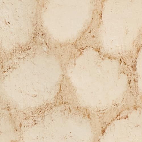 Deco 79 Paper Mache Decorative Vase Honeycomb Inspired Jug Centerpiece Vases with Brown Wooden Handles, Set of 2 Flower Vases for Home Decoration 6" W,9" H, Beige Deco 79