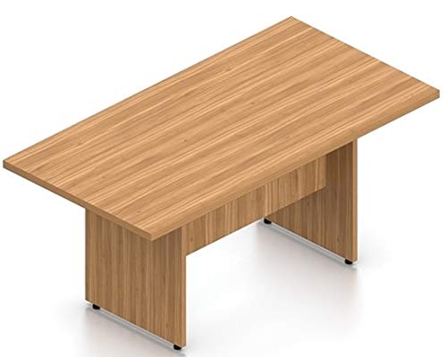 OTG SL7142RECS 6' Rectangular Conference Table, 71" w x 42" d x 29.5" h; 72” Rectangular Conference Table/Slab Base; - American Dark Cherry Offices To Go