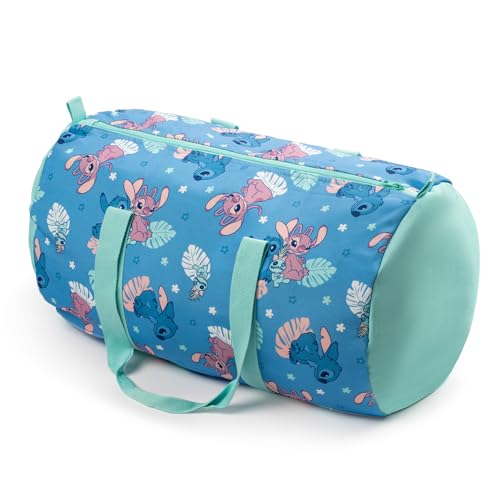Jay Franco Disney Lilo and Stitch Twin Size Comforter Set - 4 Piece Bedding Includes Sheet Set, Pillow Covers & Bonus Duffle Bag - Super Soft Kids Bedding Jay Franco