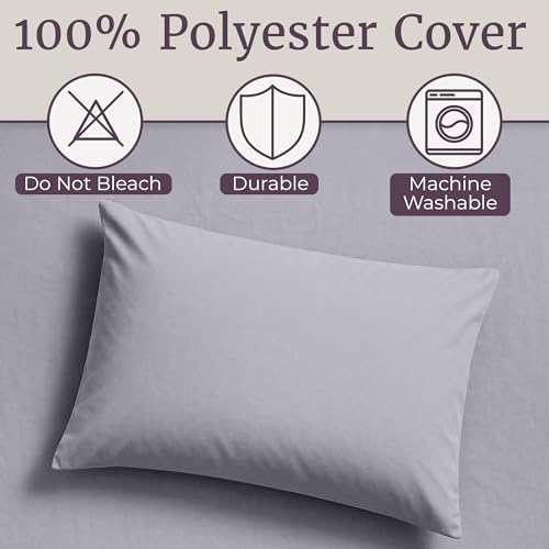 Home, Silver Brushed Microfiber Set-4 Piece Bed Linens-Fitted & Flat Sheets, 2 Pillowcases-Wrinkle by Lavish (Full, Gray) Lavish Home