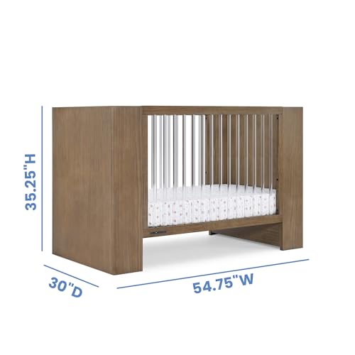 Delta Children Aerin 4-in-1 Convertible Crib - Greenguard Gold Certified, Aged Oak Delta Children