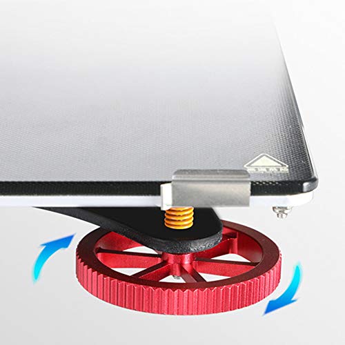 Creality 4PCS Upgraded Aluminum Hand Twist Leveling Nut and 4PCS Hot Bed Die Springs for Ender 3/3 Pro/3 V2, Ender 3 Neo/Ender 3 V2 Neo,Ender 3 S1 Pro,Ender 5/5 Plus/Pro, CR-10 3D Printer MECH SOLUTIONS LTD