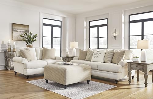 Signature Design by Ashley Valerani Classic Loveseat for Living Room, Beige Signature Design by Ashley