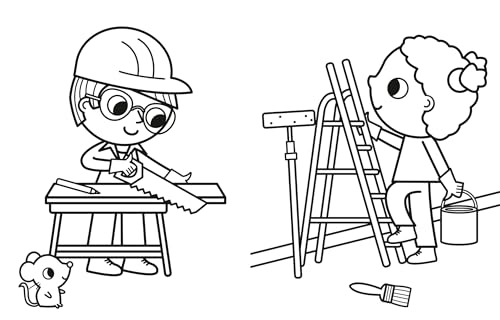 My Busy Construction Coloring Book (My Busy Coloring) Tiger Tales