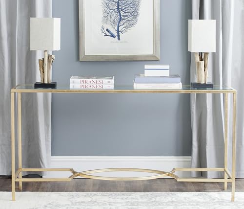 Safavieh Home Collection Inga Gold Console Table SAFAVIEH