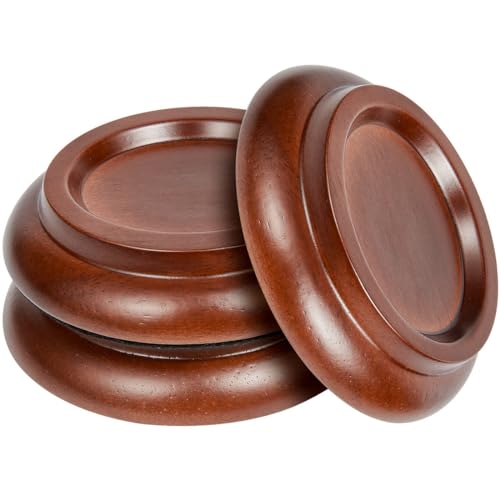 Piano Caster Cups Grand Piano Caster Cups Wood coasters Cups Piano Caster Pads for Grand Piano Sound harbor