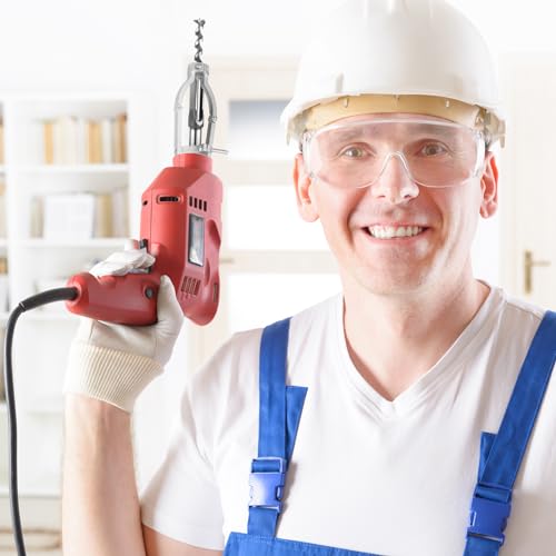 Gisafai 7 Pcs Square Hole Drill Bit with 1 Square Hole Drill Bit Adapter Mortising Chisel Set 1/4, 5/16, 3/8, 1/2, 9/16, 5/8, 3/4 Inch Mortise Machine, Power Tool Accessory for Drill Machines Gisafai