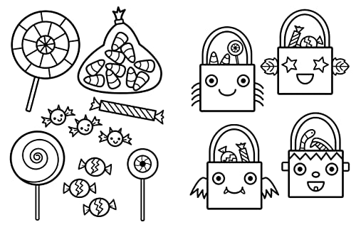 My Busy Halloween Coloring Book (My Busy Coloring) WoodArtSupply