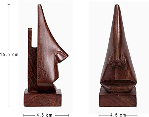 ARTISENIA Handmade Wooden Spectacle Eyeglass Holder Display Stand | Home Office Décor Spectacle Stand ARTISENIA