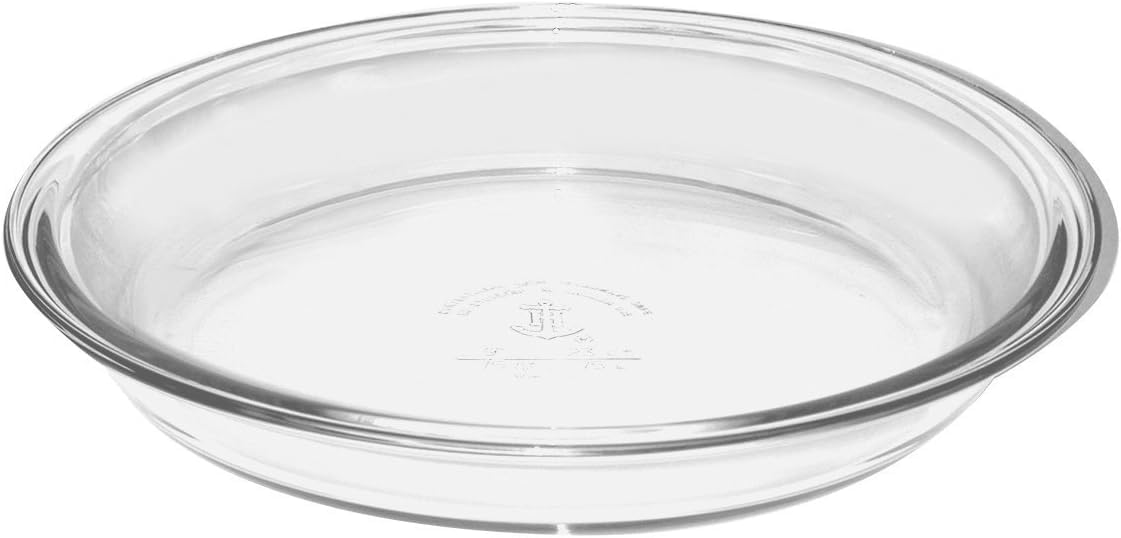Anchor Hocking 81214L11 Oven Basics Deep Pie Dish, 9.5", Clear Anchor Hocking