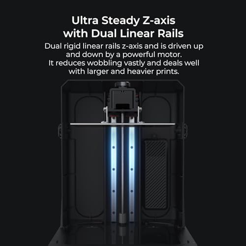 Creality Resin 3D Printer Halot-Mage, 8K Resolution Outperforms 12K Print Detail 10.3" Monochrome LCD UV Photocuring Larger Resin Printer with High-Precision Integral Light Fast Print Dual Z-axis Rail Creality