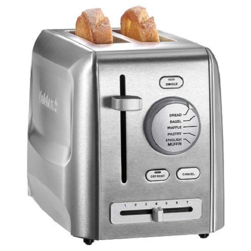 Cuisinart CPT-620 2-Slice Custom Select Toaster, Stainless Steel Cuisinart