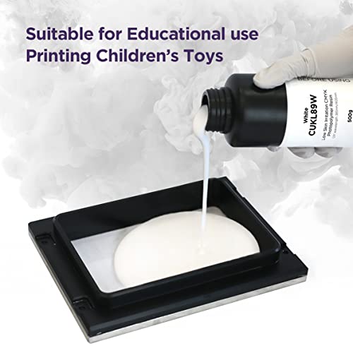 CARIMA Low-Irritation CMYK Resin (White) 500g for DLP/LCD Printer carima