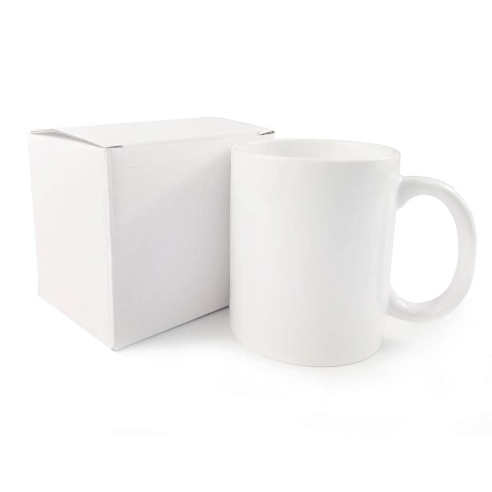 MYSUB Sublimation Mugs, Cups 11oz Sublimation Ceramic Blank Coffee Mugs,White Cups, Sulimation Blanks, Blank White Mugs-36 pack bulk bundle (36pc White) MYSUB