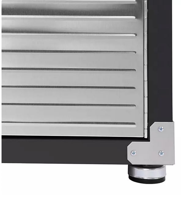 Heavy-Duty Commercial UltraHD Storage Cabinet (Satin Graphite Black, 48" W x 24" D x 72" H) WoodArtSupply