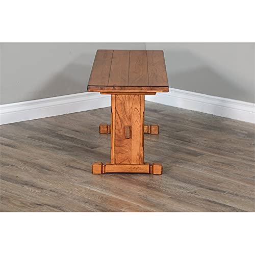 Pemberly Row Farmhouse Wood Kitchen Corner Breakfast Dining Nook Set with Hidden Storage in Rustic Oak Pemberly Row