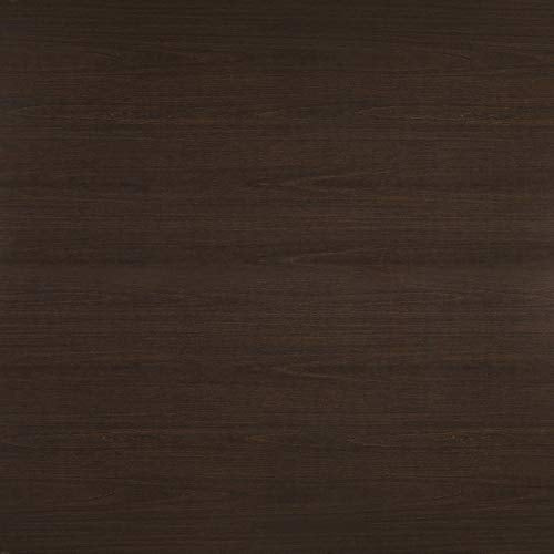 Walker Edison Liam Rustic Farmhouse Trestle Style Dining Table, 70 Inch, Dark Brown Oak Walker Edison