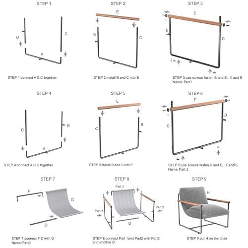 HIGOGOGO Modern Accent Chair, Living Room Chair with Wood Armrests, Shredded Foam Cushion, and Sturdy Metal Frame Reading Chair, Beige HIGOGOGO