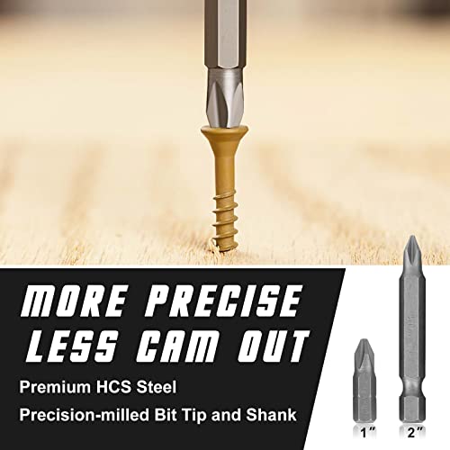 COMOWARE Drill Bit Set, 246 Pcs for Cordless Drill, Drill Driver Bit Set for Wood, Metal, Masonry, Cement and Screwdriver Bits Set Combo Kit COMOWARE