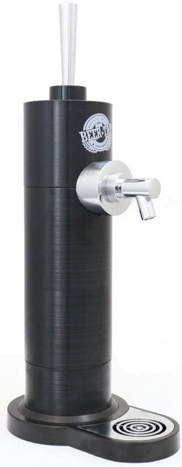 Richard Bergendi Home Draught Beer Pump, Beer kegerator, Beer Tap, Draft Beer Dispenser, Portable Mini Keg For All Can Beers, Ale, Birthday Gift for Men, Husband, Dad, Son, Beer Gifts For Men Black Heisey
